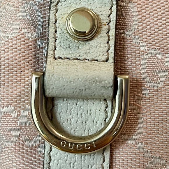 Gucci Pink Canvas Abbey Boston - Picture 9 of 15